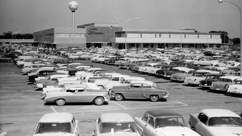Sears Shopping Center (Lincoln Park Shopping Center) - Historical Photo (newer photo)